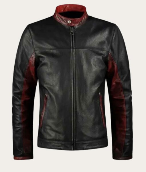 NYLE BLACK QUILTED LAMBSKIN LEATHER JACKET - Nyc Leather City-Shop ...