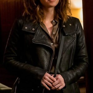 The Good Doctor Lea Dilallo Paige Spara Black Biker Jacket